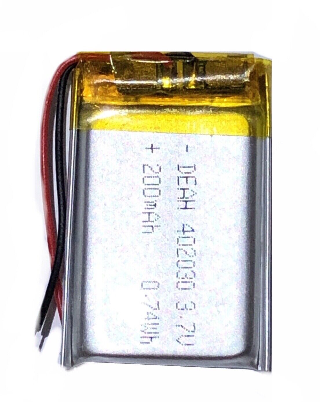 1 X Polymer Lithium Ion Battery LiPo 200mA 3.7V 402030 4x20x30 Inc Protection