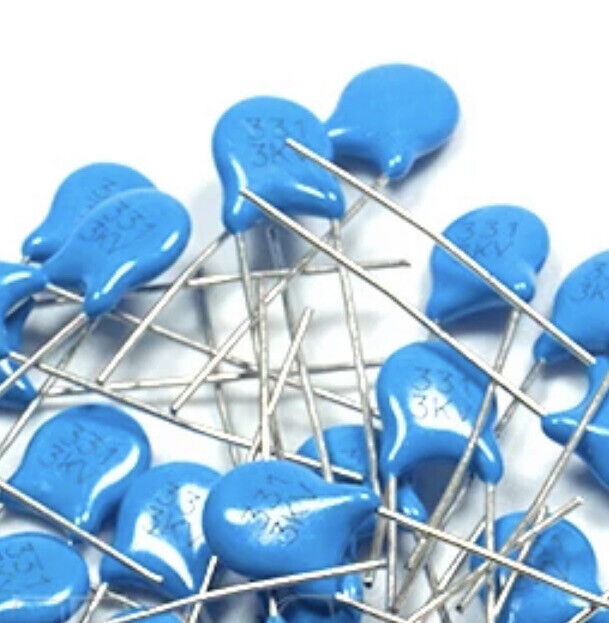 180pcs 3KV High Voltage Ceramic Capacitors 18 Values Assortment Kit 5pF-10nF DIY
