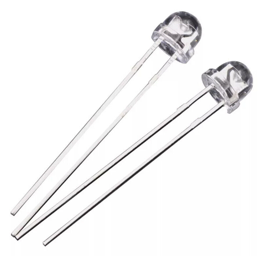 5mm Pink Led Light Emitting Diode Straw Hat 100pcs LED Clear Top Round ...