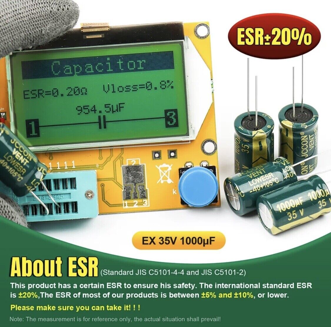 225PCS High Frequency LOW ESR Electrolytic Capacitor’s 1uF-470uF 105°C 16V-50V