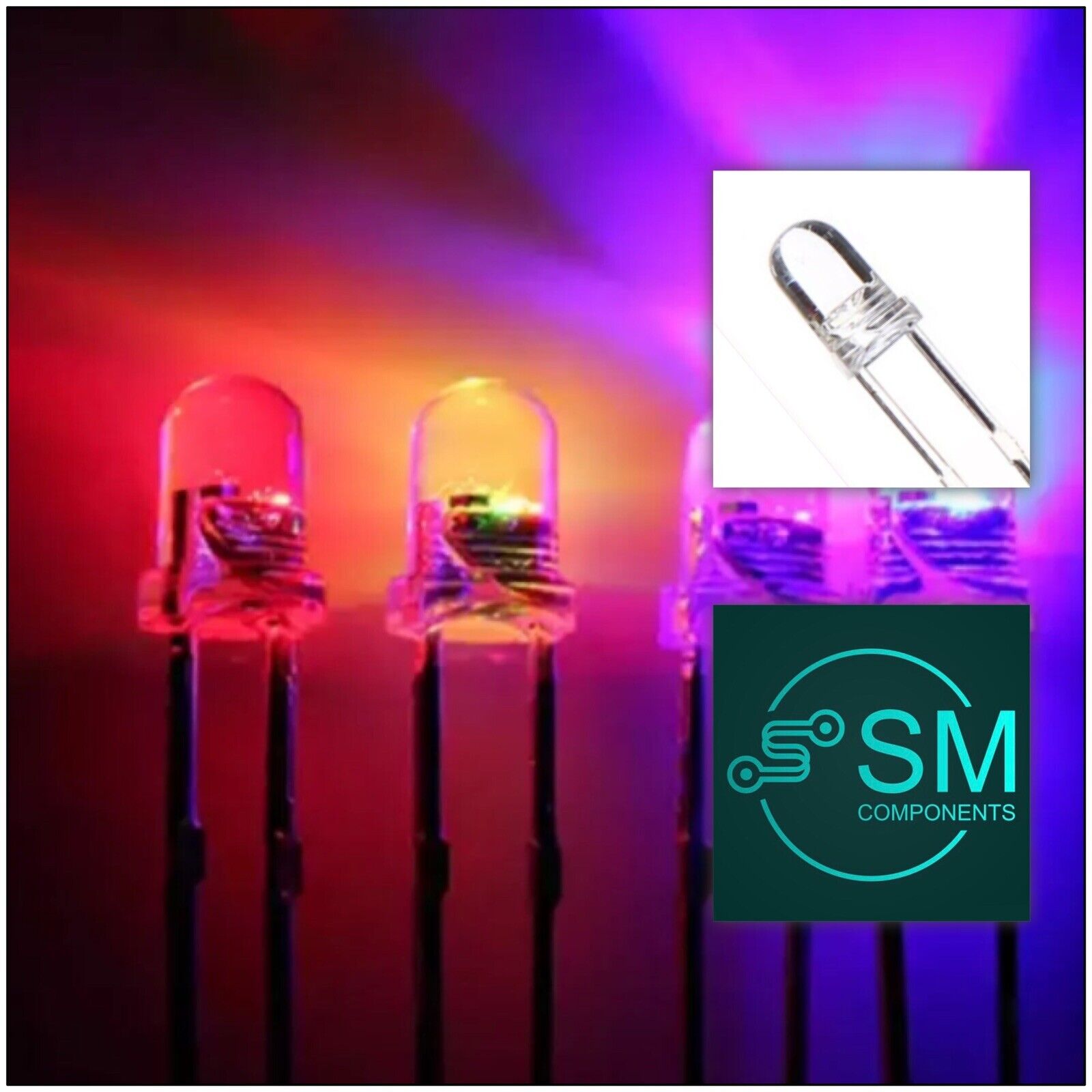 Mini Blinking Led Lights 3mm Flashing LED's – SM Components