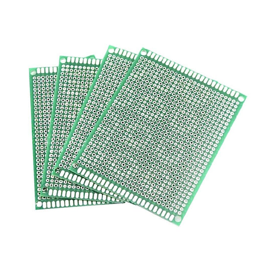 4PCS 90x70 Double Side FR4 Arduino Prototype Universal PCB Board Soldering GREEN