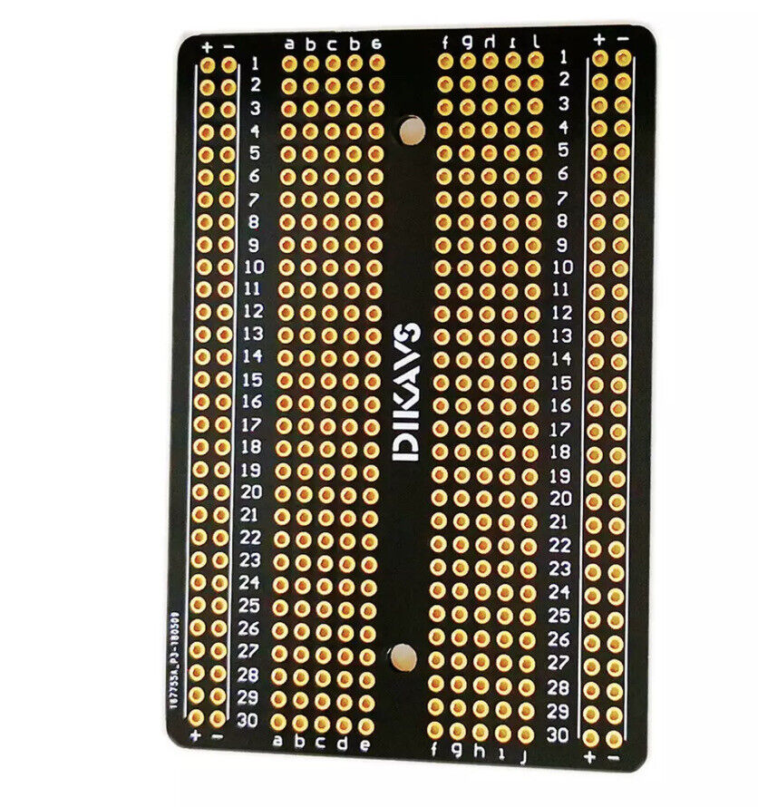 10PCS 80x55 Double Side FR4 Prototype PCB BLACK NON CONNECTED Solder Board