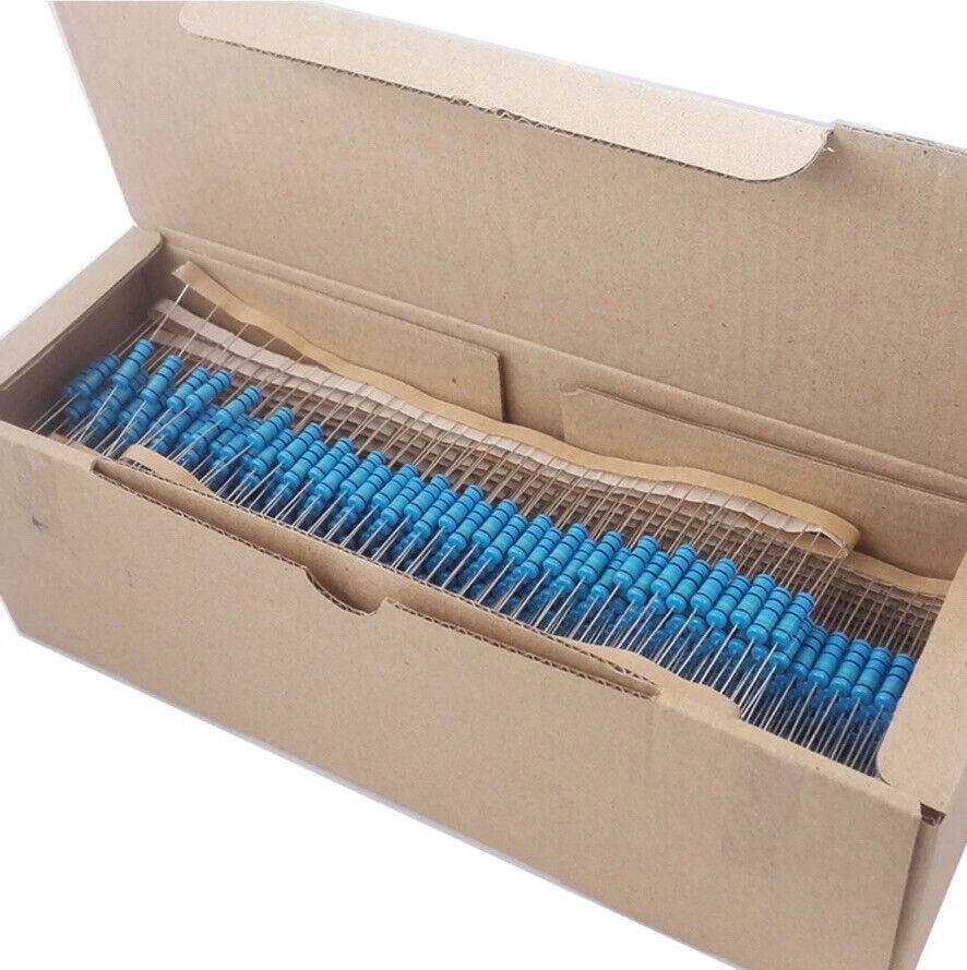 65PCS 13 Values 0.33-8.2 Ohms 1% 3Watt Metal Film Precision Resistor kit