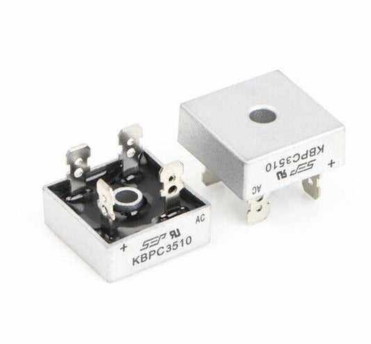 2 X KBPC3510 Diode Bridge Rectifier Single Phase Metal Case 1000V 35A KBPC-3510