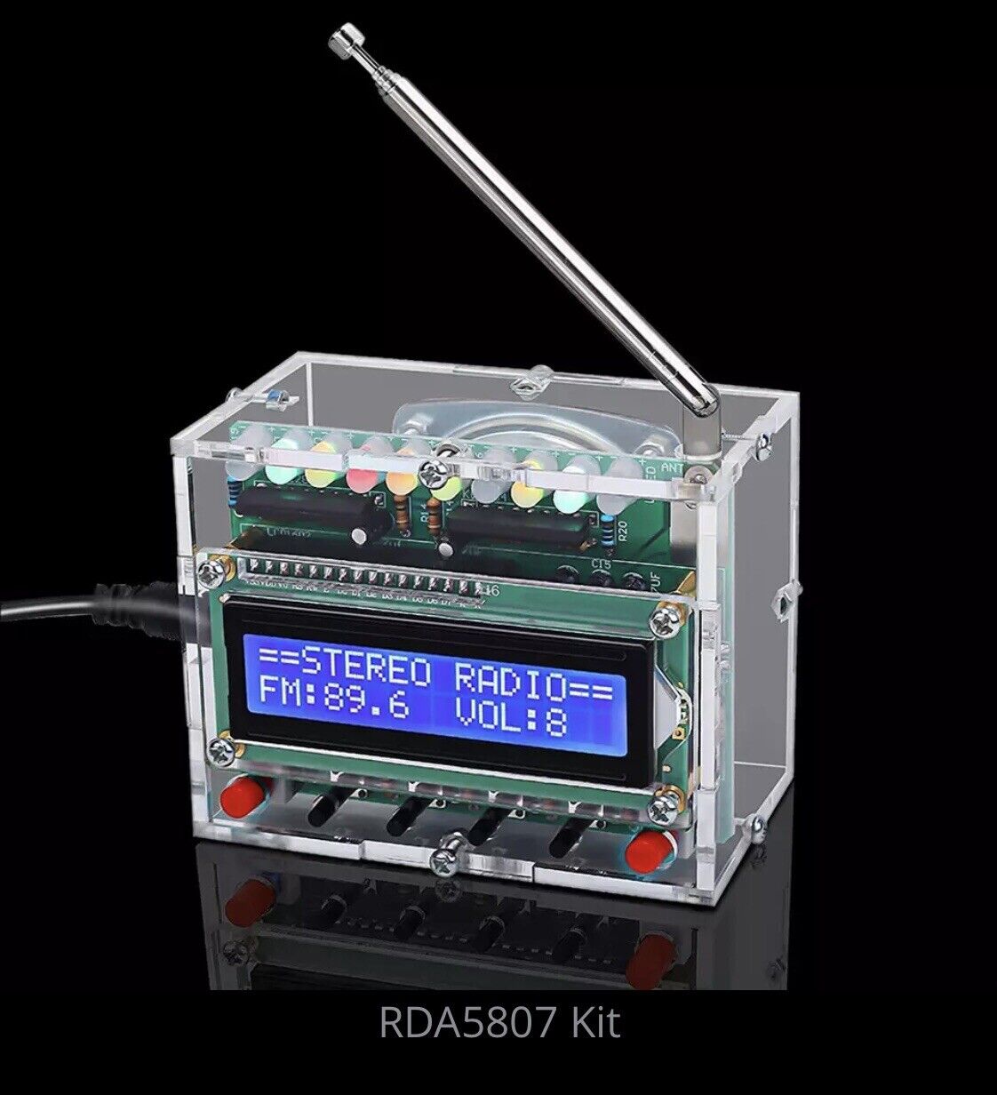 FM Digital Radio DIY kit Electronic Learning Soldering kit Inc Full Instructions
