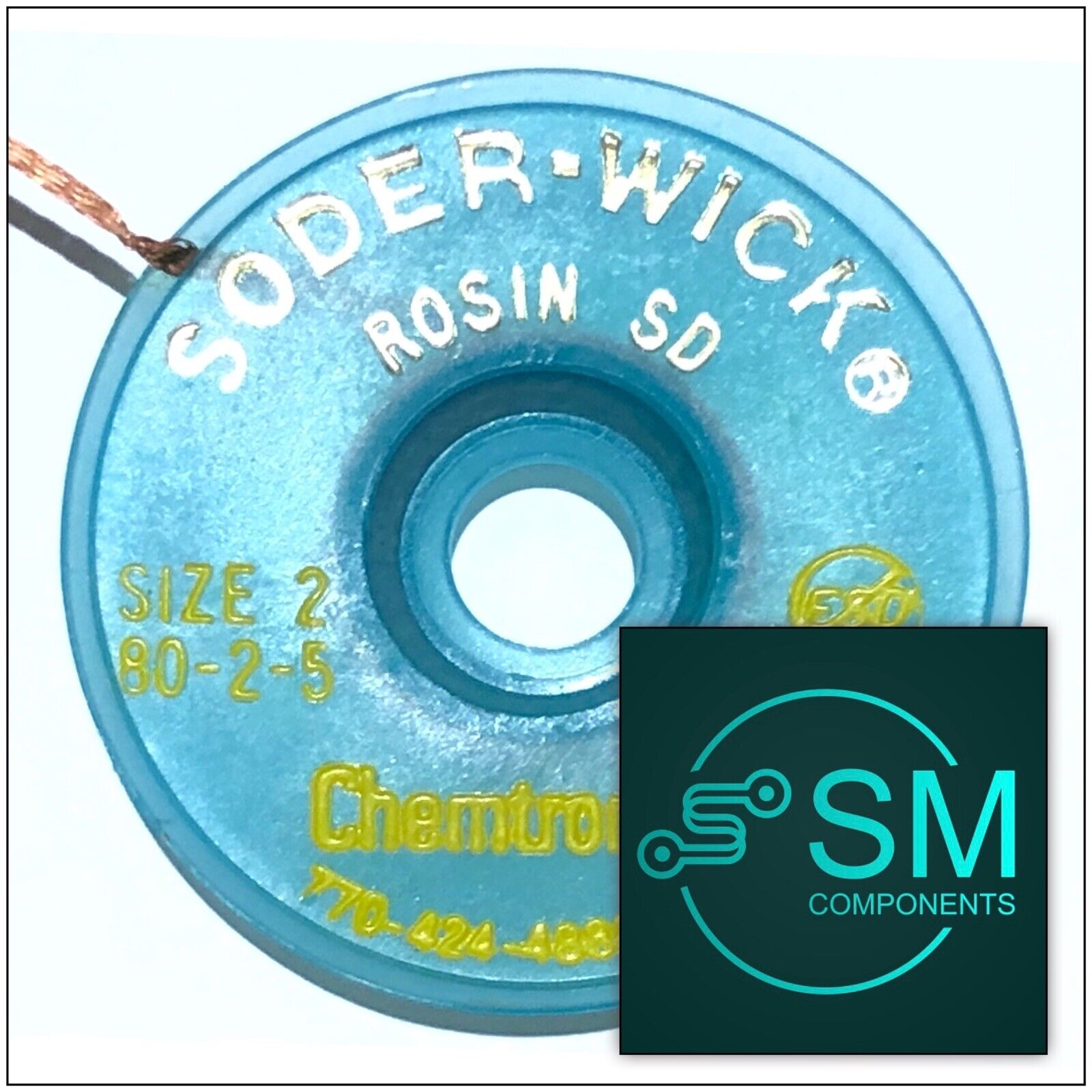 Soder-Wick Solder Wick No Clean Desolder Braid 1.5mm-5ft (80-2-5) 1 Bo ...