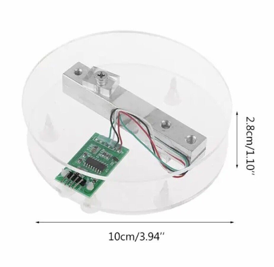 DIY 5KG Load Cell Weight Scales HX711 Converter Breakout Module Inc LED Display