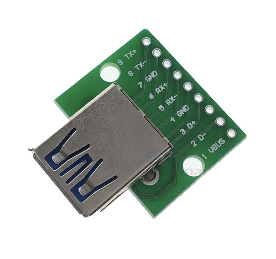 Usb Pcb Adapter 7PC Kit Mini MICRO USB to DIP Adapter Female Connector PCB Converter B ...