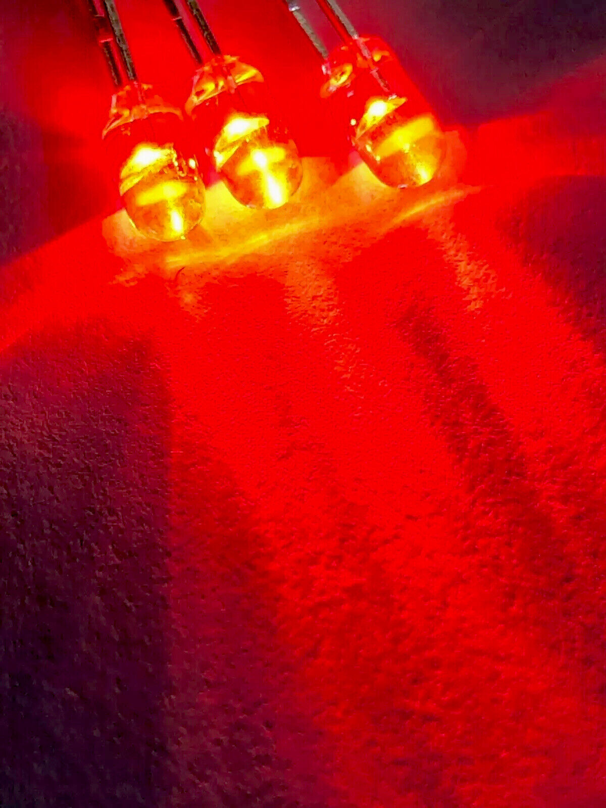 100PCS 5mm Red LED Flicker Flame Diodes DIY Candle Light Emitting Diod ...