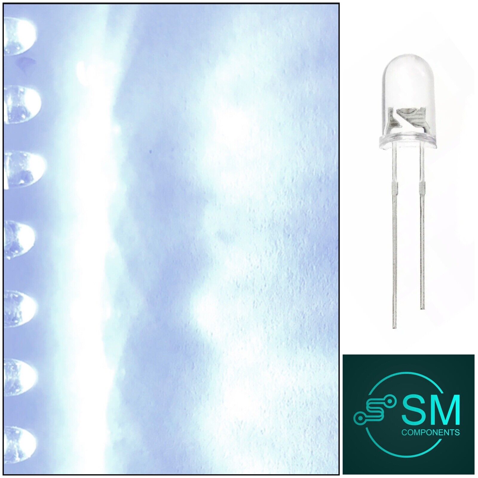 5mm 100PCS White LED Flicker Flame Diodes DIY Candle Light Emitting Di ...