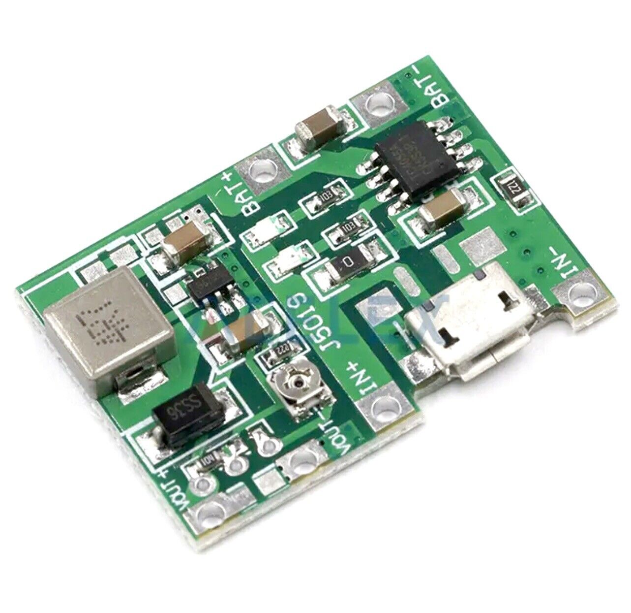 3PCS Lithium Battery Boost J5019 Charging & Protection TP4056 Module M ...