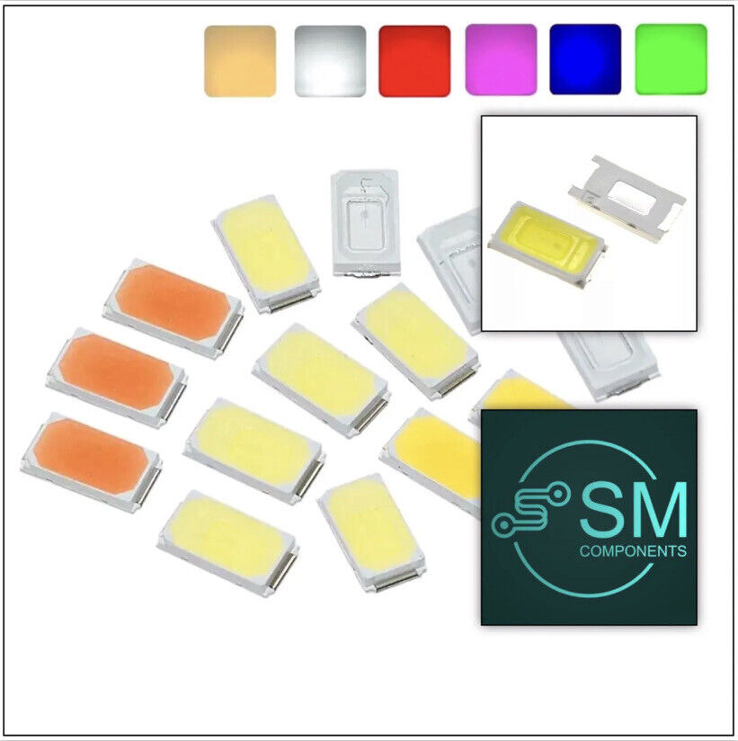 100pcs 5730 (5630) SMD/SMT 0.5W Leds ALL COLOURS Light Emitting Diodes ...