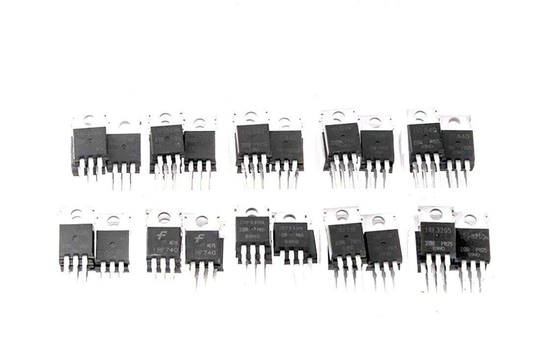 N Channel Mosfet Irf840 Mosfet 5 Pezzi Transistor Di Potenza Power Mosfet MOS IRF840 TO-220 500v 8a Tipo N Bc547 Transistor Nastro Isolante Elettricista - Foto 8
