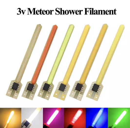 3PCS led Mini Meteor Shower Chasing light Emitting Diodes Hobby Sets DIY 58mm