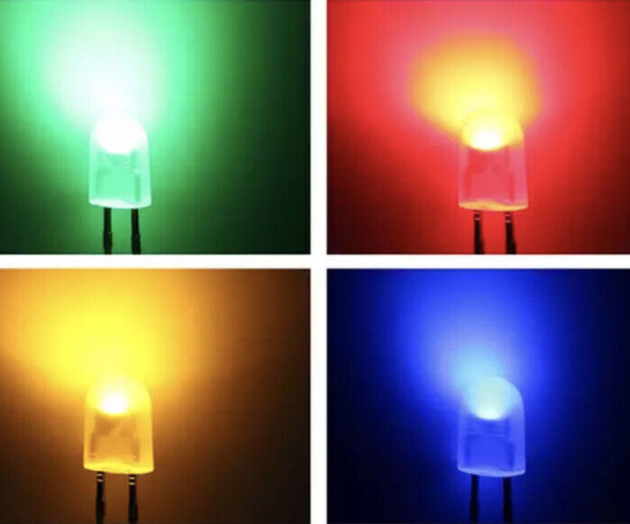 Led Orange Color 100PCS Orange 546 LED Oval Light Emitting Led Diode Colour Diffused LE ...