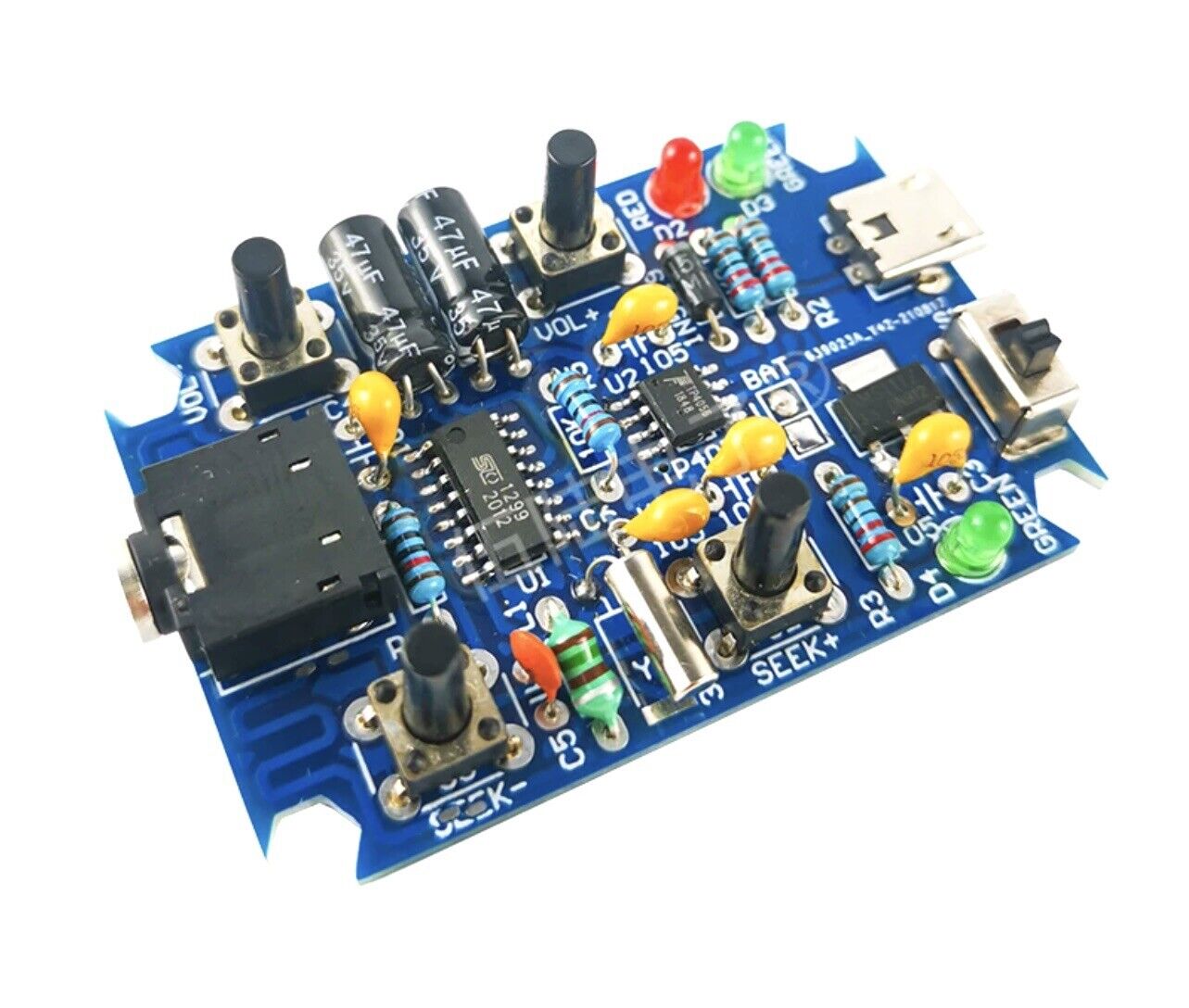 Kit Elettronico Fai-da-Te, Modulo Ricevitore Radio FM Stereo Kit Elettronico Fai-da-Te, Modulo Ricevitore Radio FM Stereo