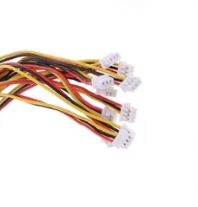 20Sets 40pcs Mini Micro JST 2.0mm PH 3-Pin Connector Plug With Wires Cable 20cm