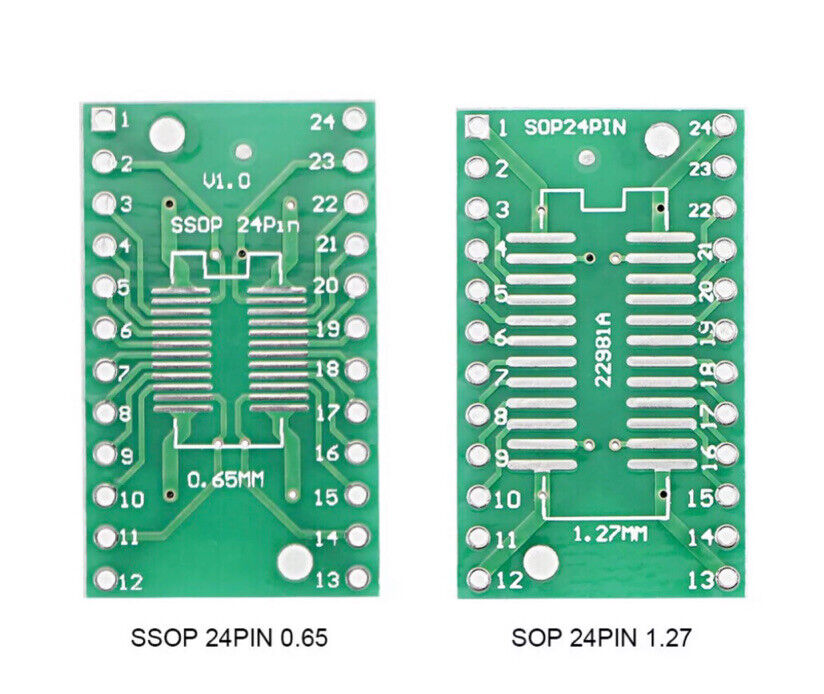Dip 24 10PCS TSSOP-24 SSOP-24 SOP24 Pin Board SMD - DIP 24 Adapter Breakout B ...