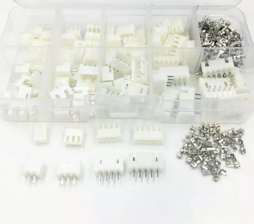 2 X 230pc = 460PCS JST-PH Kit 2/3/4/5Pin PH 2.0mm Metric Pitch Terminal Header