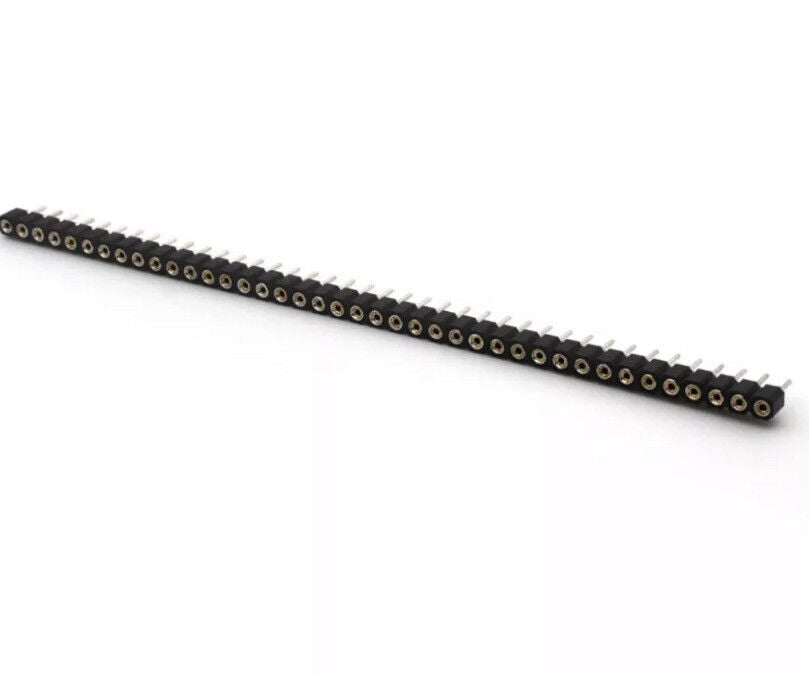 Component Header Types 5pcs 1x40 Single Row 2.54mm Female Round Hole Header PCB IC Arduino Co ...