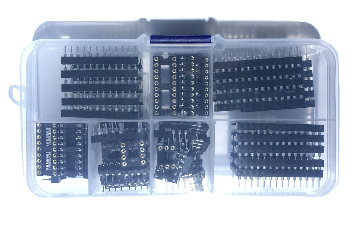Round Ic 50Pc DIP Round IC Sockets Adaptor Solder Type Gold Plated 6-28 Pin + W ...