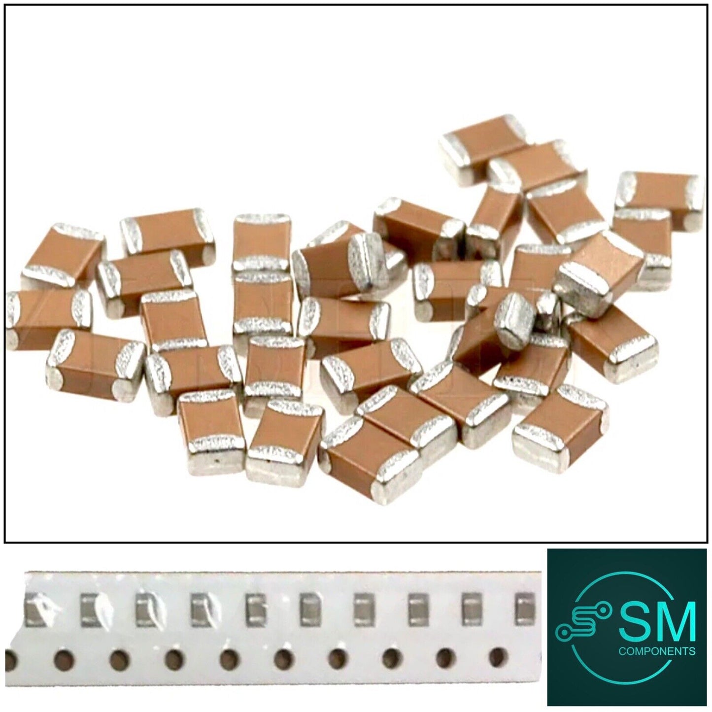 620PCS 0805 1pF-1uF 5% SMD Capacitors Chip SMT DIY Electronics 31 Values 20ea