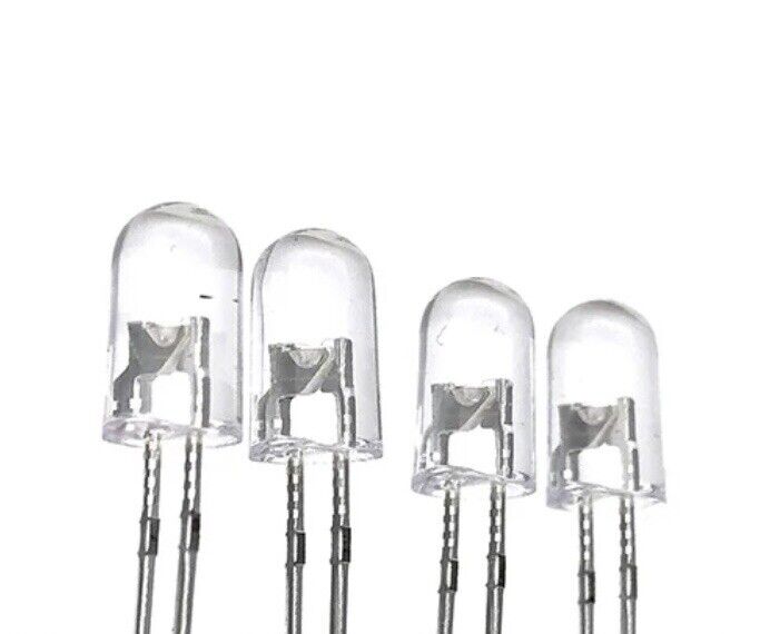 5mm Purple Led Light Emitting Diode 100pcs Clear Round Top (Purple Magenta)