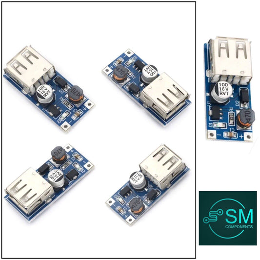 4PC DC-DC Boost Converter Power Supply 0.9V-5V To 5V Output 0.6A Boost Converter