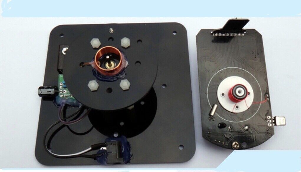 DIY RGB Electronic Rotating 16 RGB SMD LED Disc Kit POV Soldering Training Kit