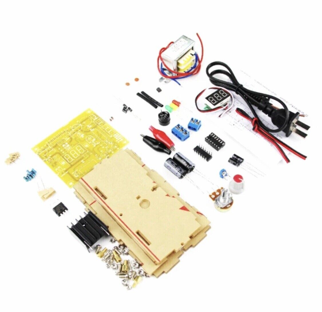 LM317 Continuously Adjustable Regulated DC Power Supply Kit LM317 1.25-12V 2W