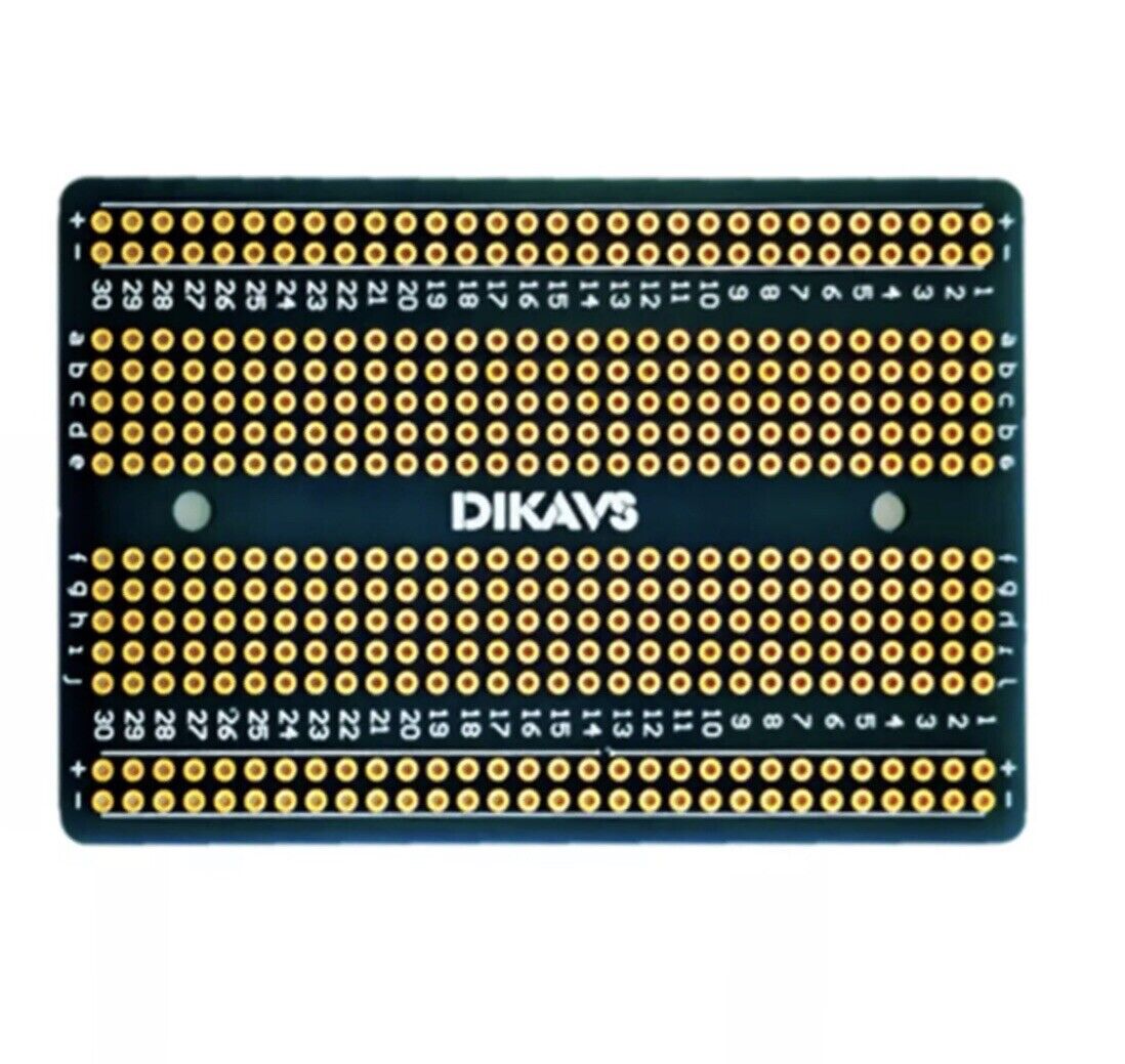 10PCS 80x55 Double Side FR4 Prototype PCB BLACK NON CONNECTED Solder Board