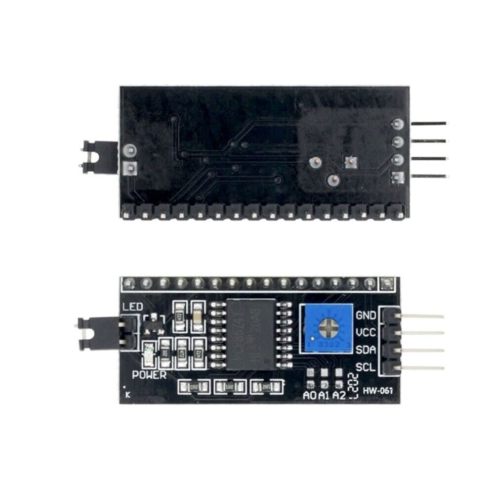 1602 16X2 LCD Display IIC/I2C/TWI/SPI SR Interface Arduino Raspberry PI ESP32