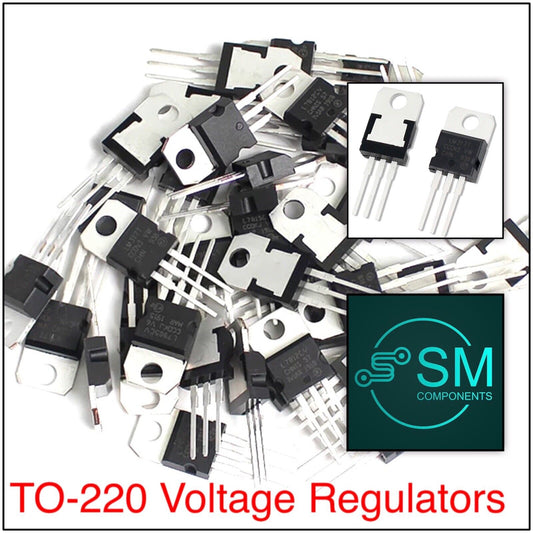 16PCS 8 Values + & - VOLTAGE REGULATORS TO-220 IC DIY LM-317 L7815 Arduino Ra-Pi