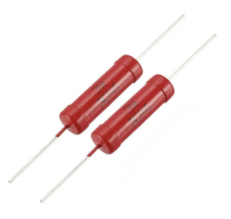 2 X 3W High Voltage 2MΩ Resistor Non-Inductive Glass Film Resistance HVR80A 10kv