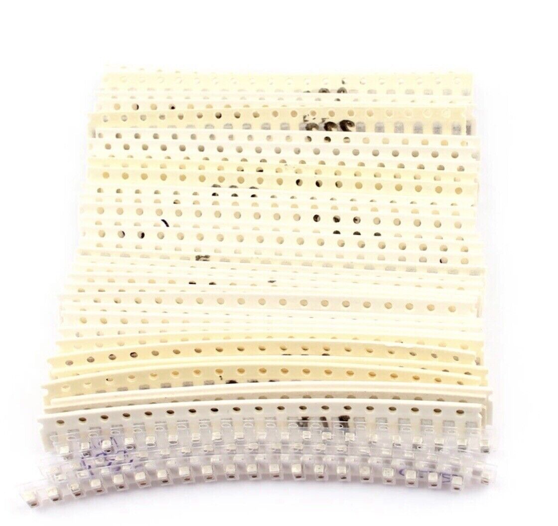 720PC 1206 1pF-10UF 1% SMD Capacitors Chip SMT DIY Electronics 36 Values 20ea