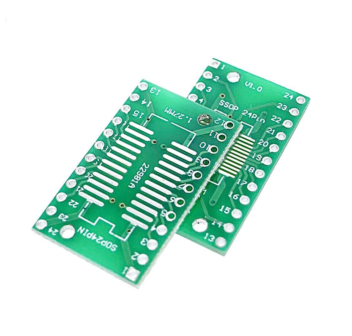 10PCS TSSOP-24 SSOP-24 SOP24 Pin Board SMD - DIP 24 Adapter Breakout B ...