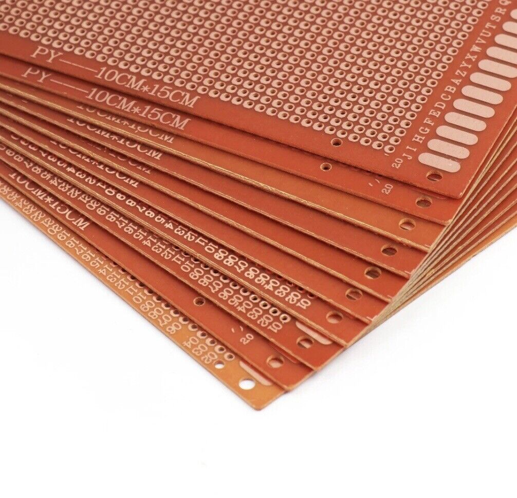 Perfboardx 2pcs 150x100mm FR-2 Prototype Perfboard Universal Circuit PCB Board Br ...