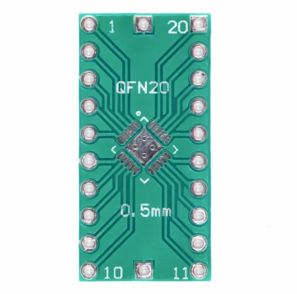 5PCS QFN20 to DIP20 QFN 0.5/0.65mm QFP-20 QFP20 LFCSP20 Adapter to DIP ...