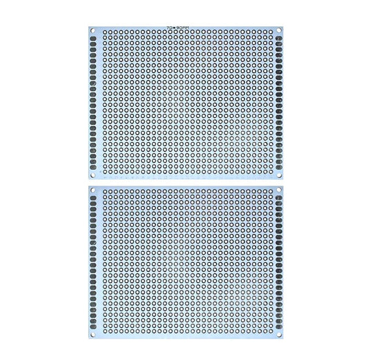 5PCS 90x70 Double Side FR4 Arduino Prototype Universal PCB Board Soldering WHITE