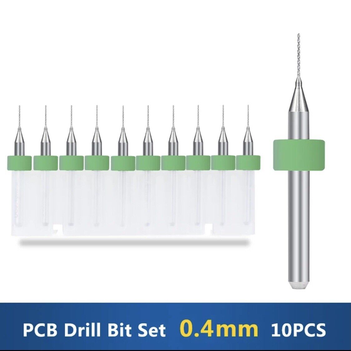 Microdrilling Pcb 10Pcs 0.4mm PCB Print Circuit Board Tungsten Carbide Mini Micro Drill ...