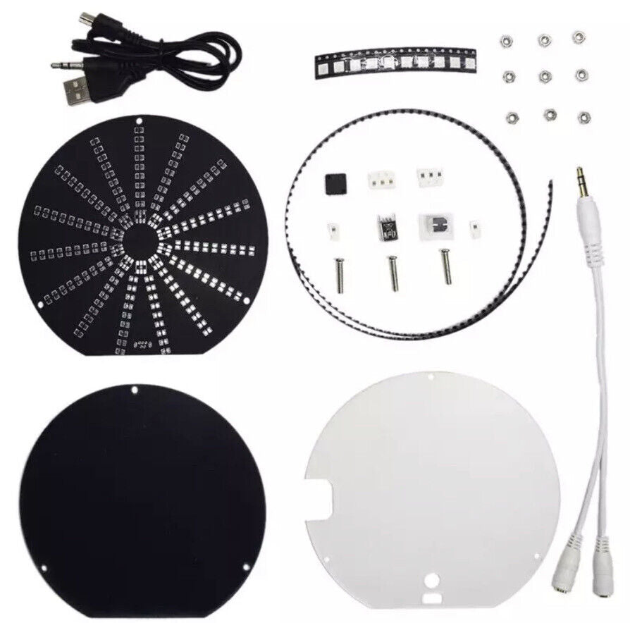 Led Signal Visualizer LED Audio Disc Visualizer Music Spectrum Display DIY Electronic SMD So ...