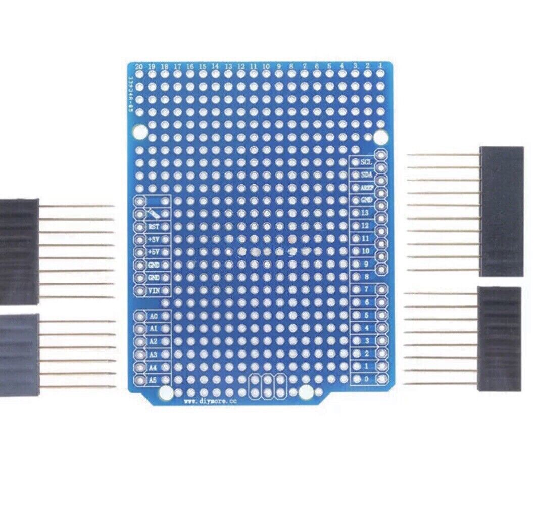2pc Prototype PCB for Arduino UNO R3 Shield Board Module Expansion DIY ...