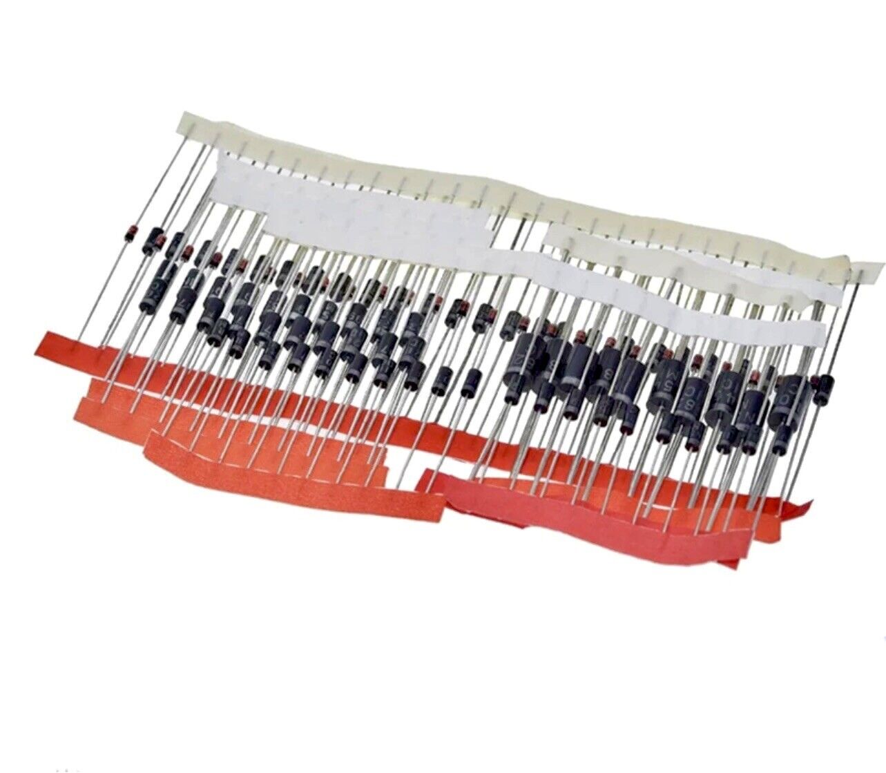 50pcs Silicon Rectifier Schottky Diodes 1N4148 1N4001 FR207 UF4007 1N5819 20A10