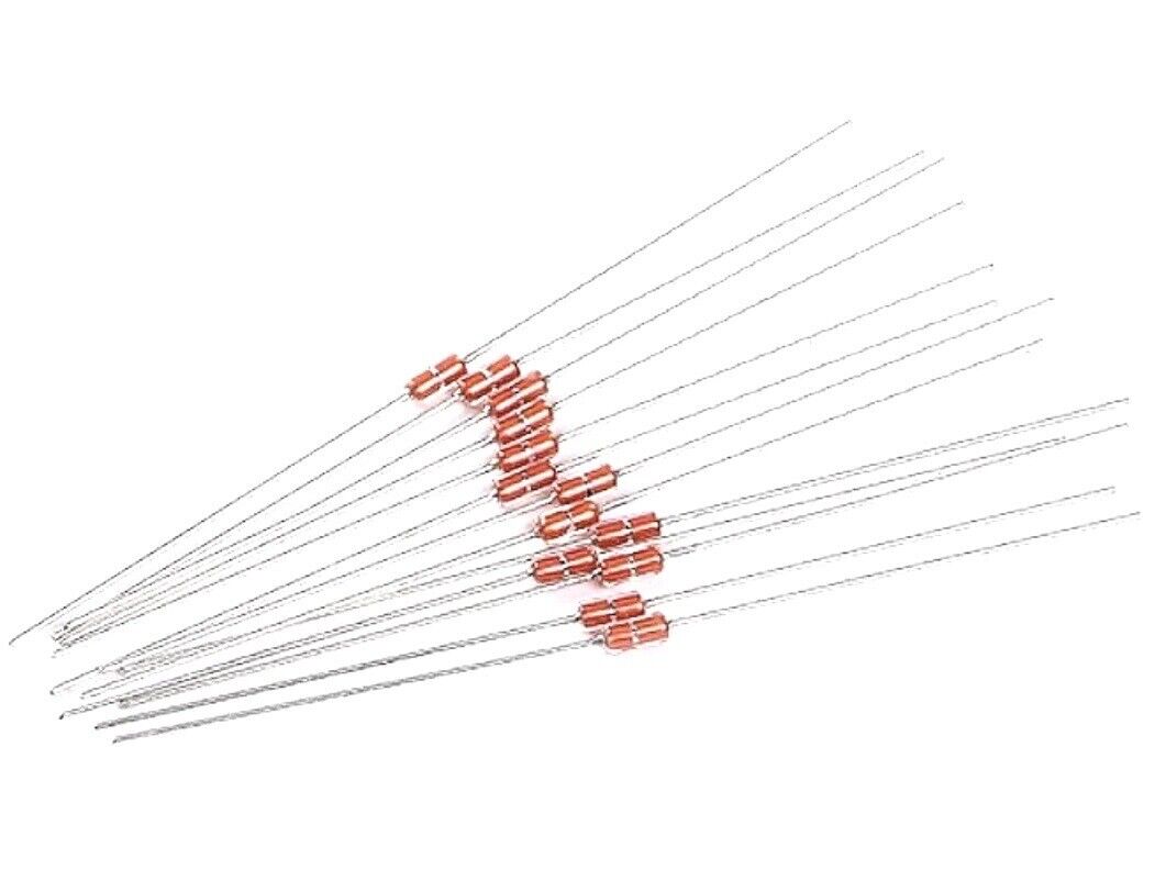 MF58 100 X Glass Encapsulated NTC Thermistor 1K-1M Ω 5% 3950B Temperature Sensor