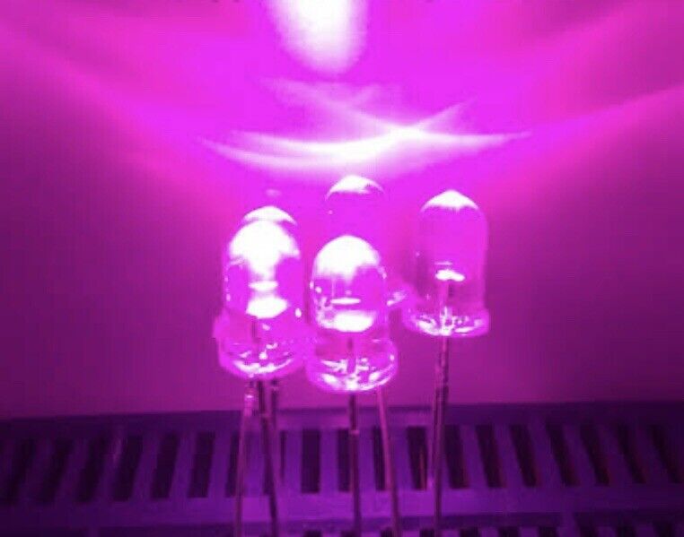 5MM F5 Pink Led Light Emitting Diode 100pcs Clear Top Round Head – SM ...