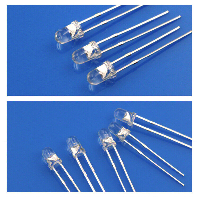 Diode Ronde Led 3mm Warm White Led Light Emitting Diode Round Top With Edge 100pcs Led ...