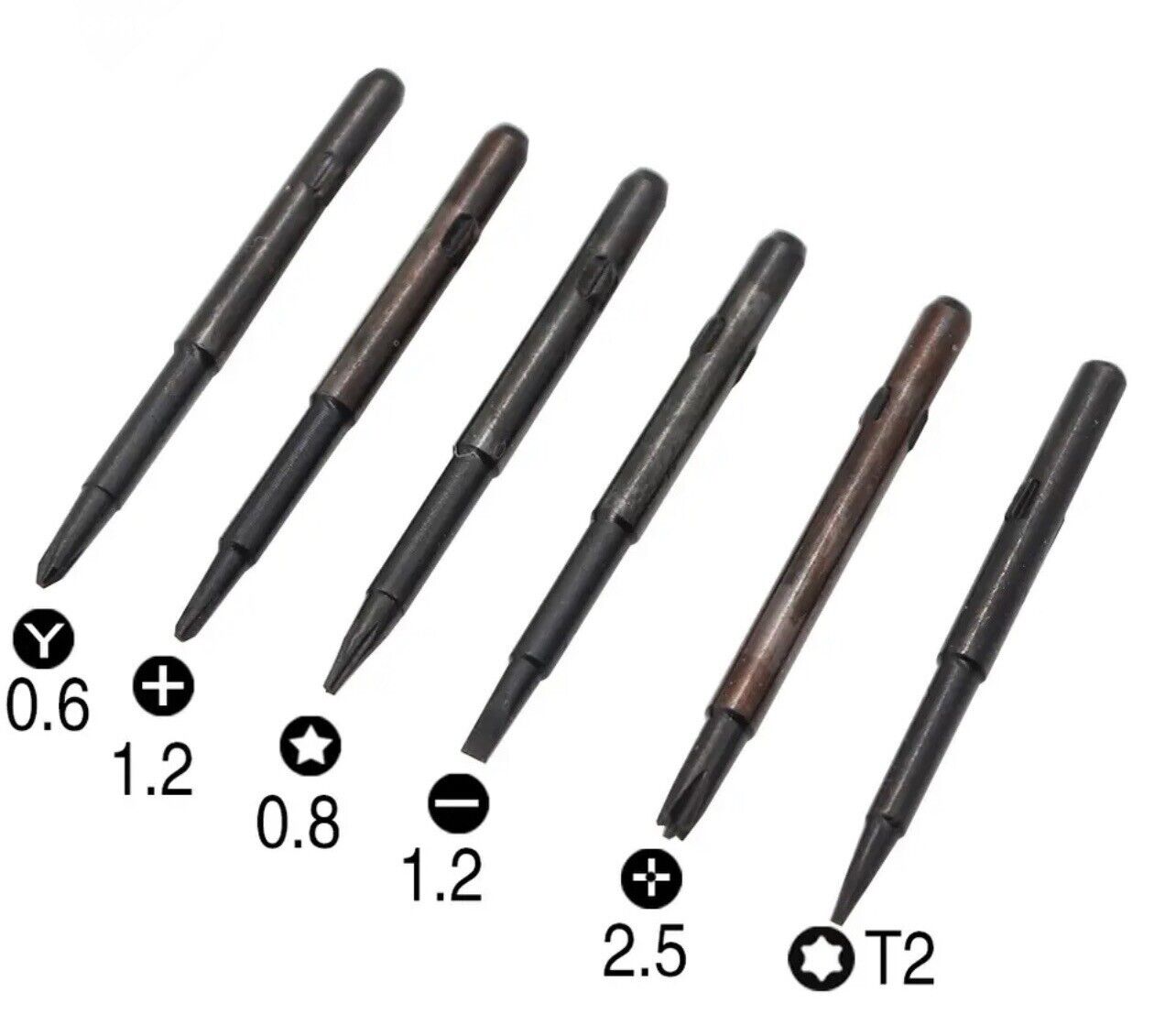 Phonefix Mini Fix Cell Phone Repair Tool Kits 12pc Screwdriver Set Point Star