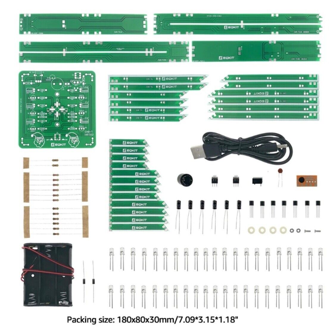DIY 3D Xmas Music Christmas Tree Soldering Kit Flashing LED Electronic Kit