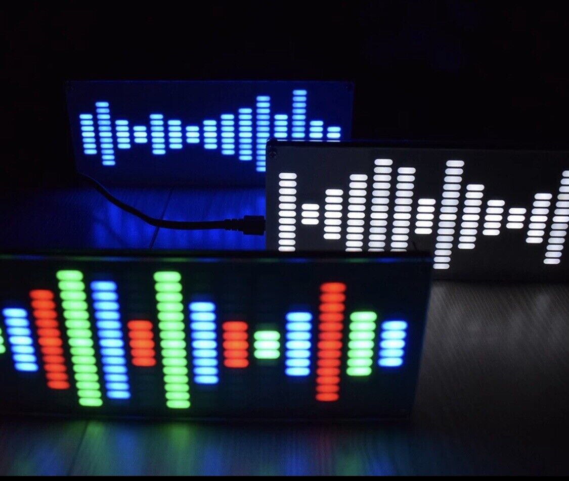 LED Audio 225 RGB Visual Music Spectrum Display DIY Electronic SMD Sol ...